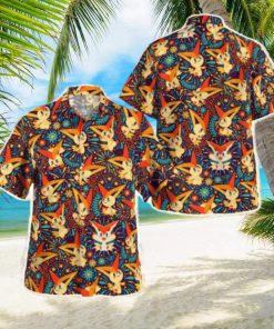 Victiny Pokemon Tropical Hawaiian Shirt