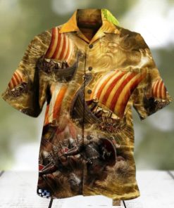 Viking Print Hawaiian Shirt Best Gift For Men Women