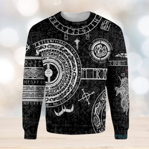 Viking Warrior’s Tattoo Ugly Christmas Sweater