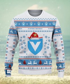 Viktoria Berlin Paradise Bundesliga Logo Team Design Ugly Christmas Sweater For Fans Gift