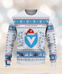 Viktoria Berlin Paradise Bundesliga Logo Team Design Ugly Christmas Sweater For Fans Gift