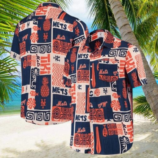 Vintage Aloha MLB New York Mets Hawaiian Shirt Beach Gift For Friend