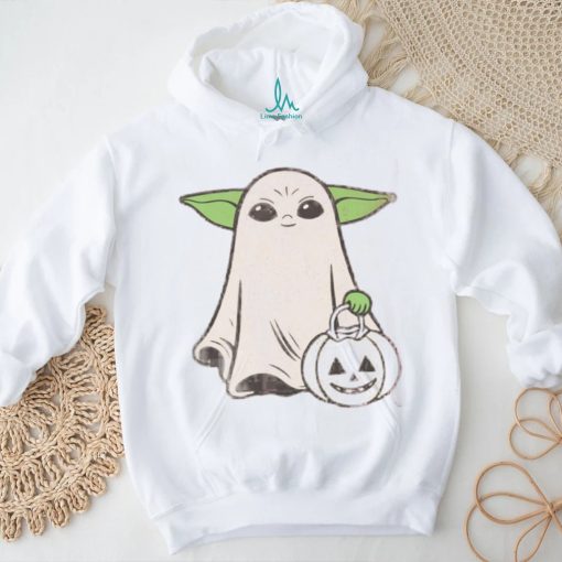 Vintage Baby Yoda Ghost Halloween Shirts Star Wars Shirt