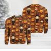 Black Cat Hide Christmas Ugly Christmas Sweater Gift Knitting Sweater