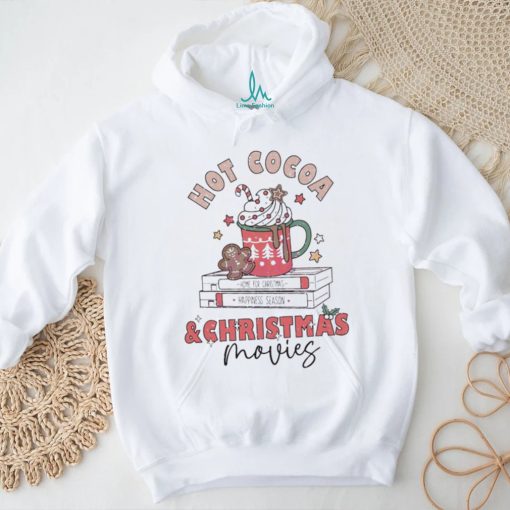 Vintage Hot Cocoa Christmas Movies Shirt