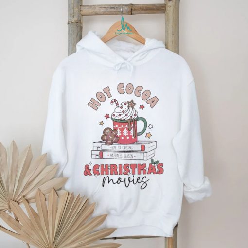 Vintage Hot Cocoa Christmas Movies Shirt