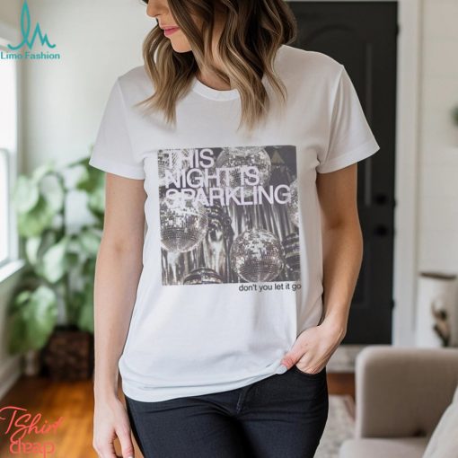 Vintage Taylor The Eras Tour This Night Is Sparkling Shirt Swiftie Merch 2023 Classic T Shirt