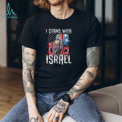 Vintage USA Eagle Stand With Israel Shirt