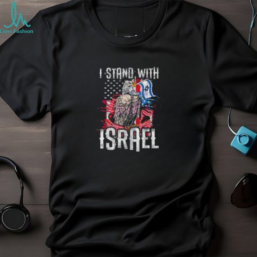Vintage USA Eagle Stand With Israel Shirt