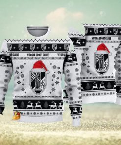 Vitória Sport Clube Liga Portugal 3D Ugly Christmas Sweaters Snow Flowers Christmas Tree For Fans Gift