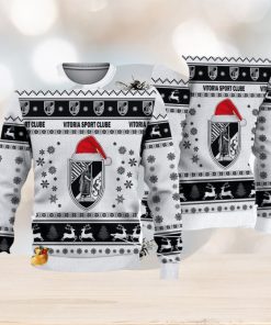 Vitória Sport Clube Liga Portugal 3D Ugly Christmas Sweaters Snow Flowers Christmas Tree For Fans Gift