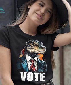 Vote Reptilian For President Election Voting Lizard T Shirt