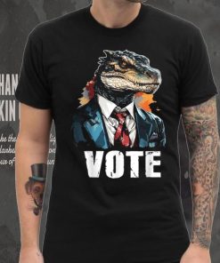 Vote Reptilian For President Election Voting Lizard T Shirt