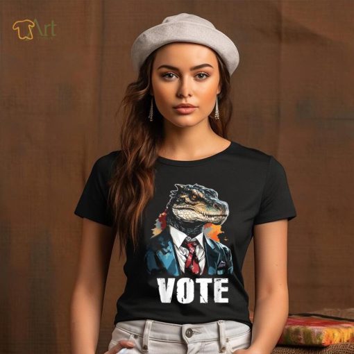 Vote Reptilian For President Election Voting Lizard T Shirt