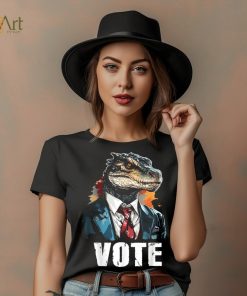 Vote Reptilian For President Election Voting Lizard T Shirt