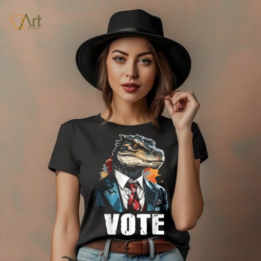 Vote Reptilian For President Election Voting Lizard T Shirt