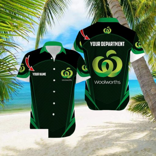 WOOLWORTHS Custom Name Brand New High Quality Aloha Hawaiian Shirt For Men And Women Tropical Summer