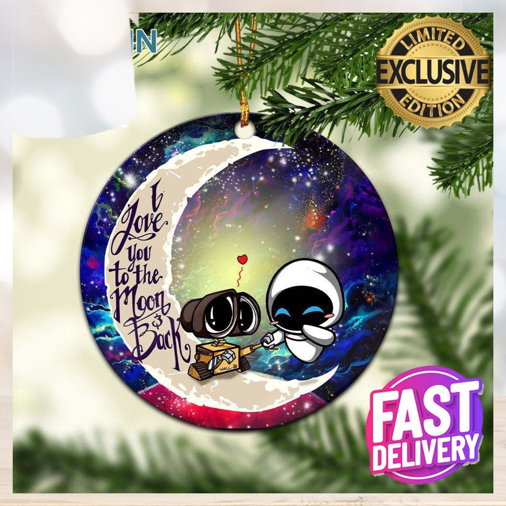 Wall – E Couple Love You To The Moon And Back 2023 Holiday Gifts Custom Name Christmas Ornament Wall – E Couple Love You To The Moon And Back 2023 Holiday Gifts Custom Name Christmas Ornament
