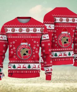 Walsall FC Paradise Efl Logo Team Ugly Christmas Sweater For Fans Gift Unisex Sweatshirt