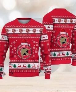 Walsall FC Paradise Efl Logo Team Ugly Christmas Sweater For Fans Gift Unisex Sweatshirt