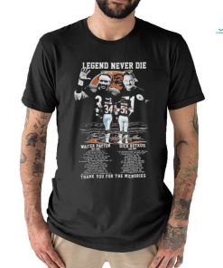 Walter Payton 1953 – 1999 And Dick Butkus 1942 – 2023 Legend Never Die Thank You For The Memories Signatues Shirt
