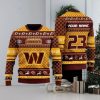 Washington Commanders Dab Santa New Style Knitted Sweater