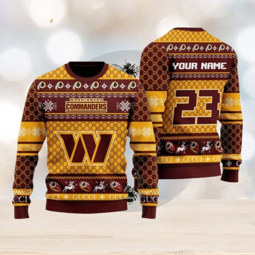 Washington Commanders Cool Christmas Sweater For Fans