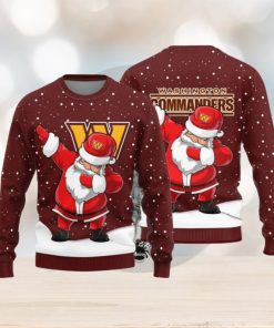 Washington Commanders Dab Santa New Style Knitted Sweater