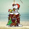 Detroit Lions NFL Snoopy Ornament Personalized Christmas 2023 Holidays