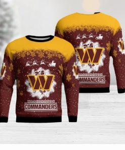 Washington Commanders Winter is Coming Knitted Xmas 3D Sweater Gift For Christmas