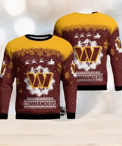 Washington Commanders Winter is Coming Knitted Xmas 3D Sweater Gift For Christmas