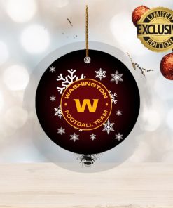 Washington Football NFL Team 2023 Holiday Gifts Custom Name Christmas Ornament