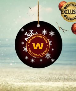 Washington Football NFL Team 2023 Holiday Gifts Custom Name Christmas Ornament