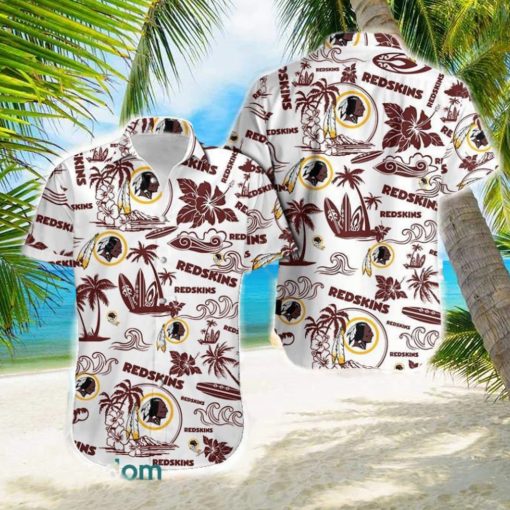 Washington Football Team Exotic Hawaiian Shirt And Short For Men Gift, Short Beach For Family Christmas