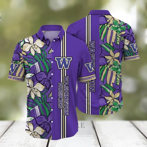 Washington Huskies NCAA Hawaiian Shirt Beach Balls Aloha Shirt