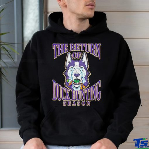 Washington Huskies the return of Duck hunting season shirt