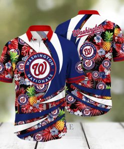 Washington Nationals MLB Hawaiian Shirt Tan Lines Aloha Shirt