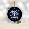 Santa Hat Cougars Pride Lights Christmas Ornament