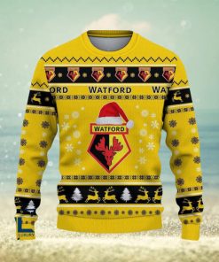 Watford Palm Efl Logo Team Ugly Christmas Sweater For Fans Gift Unisex Sweatshirt