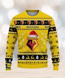 Watford Palm Efl Logo Team Ugly Christmas Sweater For Fans Gift Unisex Sweatshirt