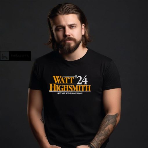 Watt Highsmith ’24 meet yinz at the quarterback shirt