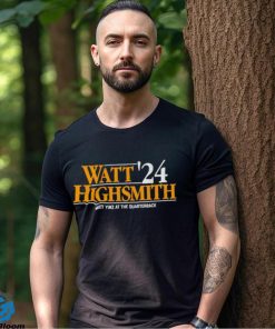 Watt Highsmith ’24 meet yinz at the quarterback shirt