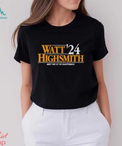 Watt Highsmith ’24 meet yinz at the quarterback shirt