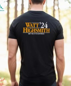 Watt Highsmith ’24 meet yinz at the quarterback shirt