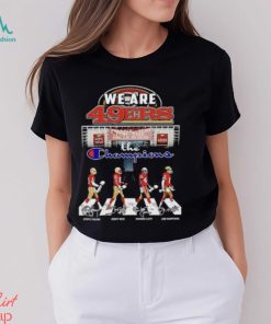 We Are San Francisco 49ers The Champions Thank You For The Memories Shirt