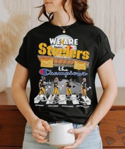 We are steelers the champions Signatures shirt