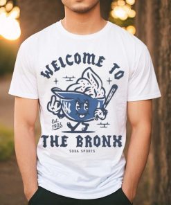 Welcome to the Bronx New York yankees helmet baseball artwork shirt -  Limotees