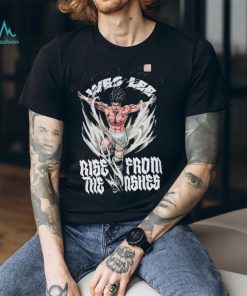 Wes Lee Autographed Custom Talent Art Rise From The Ashes T Shirt