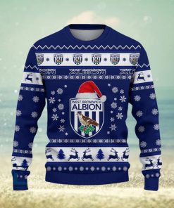 West Bromwich Albion F.C Luau Efl Logo Team Ugly Christmas Sweater For Fans Gift Unisex Sweatshirt