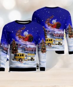 West Elmira Fire Department AOP Ugly Sweater Gift For Christmas